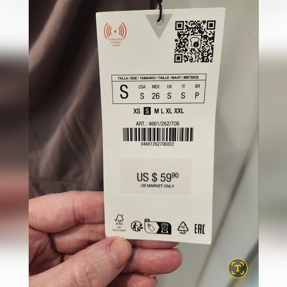 Zara Rouched Dress - Picture 9 of 10